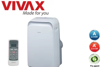 Aparat de aer conditionat portabil Vivax ACP-09PT25AEF, 9000 BTU/h, Clasa A