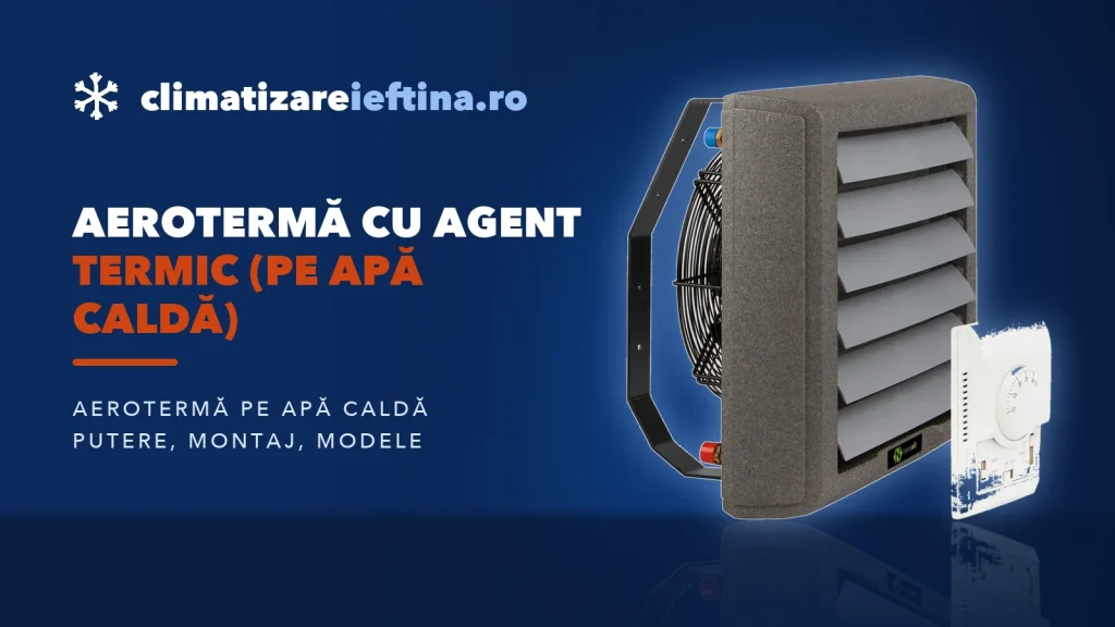 Aerotermă cu agent termic (pe apă caldă): cum funcționează