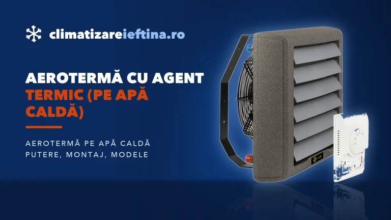 Aerotermă cu agent termic (pe apă caldă): cum funcționează
