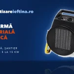 Aerotermă industrială electrică: modele trifazate de 5-15 kW
