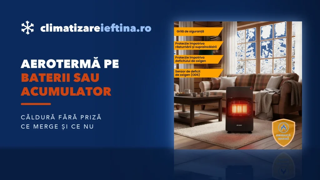 Aerotermă pe baterii sau acumulator: există și ce alternative ai