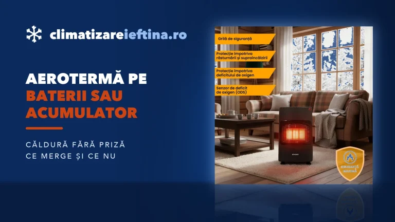 Aerotermă pe baterii sau acumulator: există și ce alternative ai