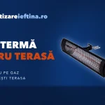Aerotermă pentru terasă: încălzitoare de exterior electrice și pe gaz