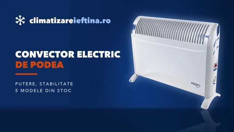 Convector electric de podea: cum alegi un model portabil