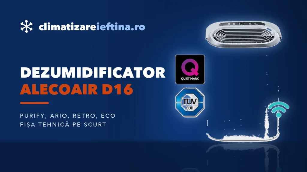 Dezumidificator AlecoAir D16: ce oferă, minusuri și alternative