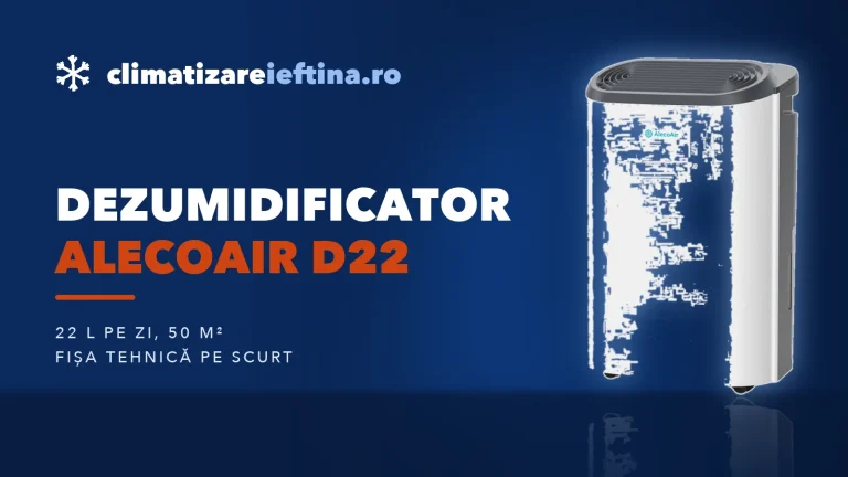 Dezumidificator AlecoAir D22: ce oferă, minusuri și alternative