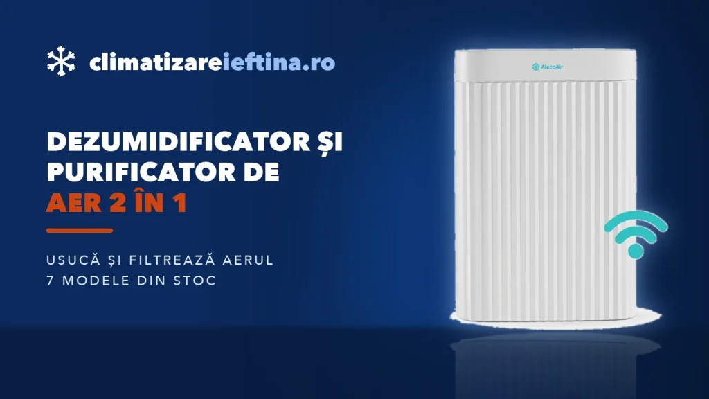 Dezumidificator și purificator de aer 2 în 1: cum alegi