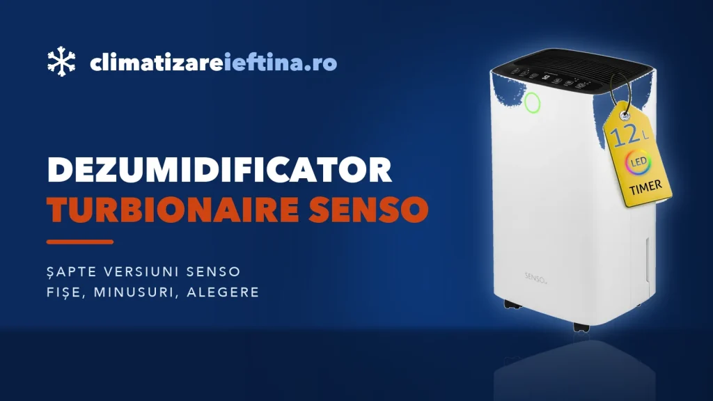 Dezumidificator Turbionaire Senso: ce oferă și alternative