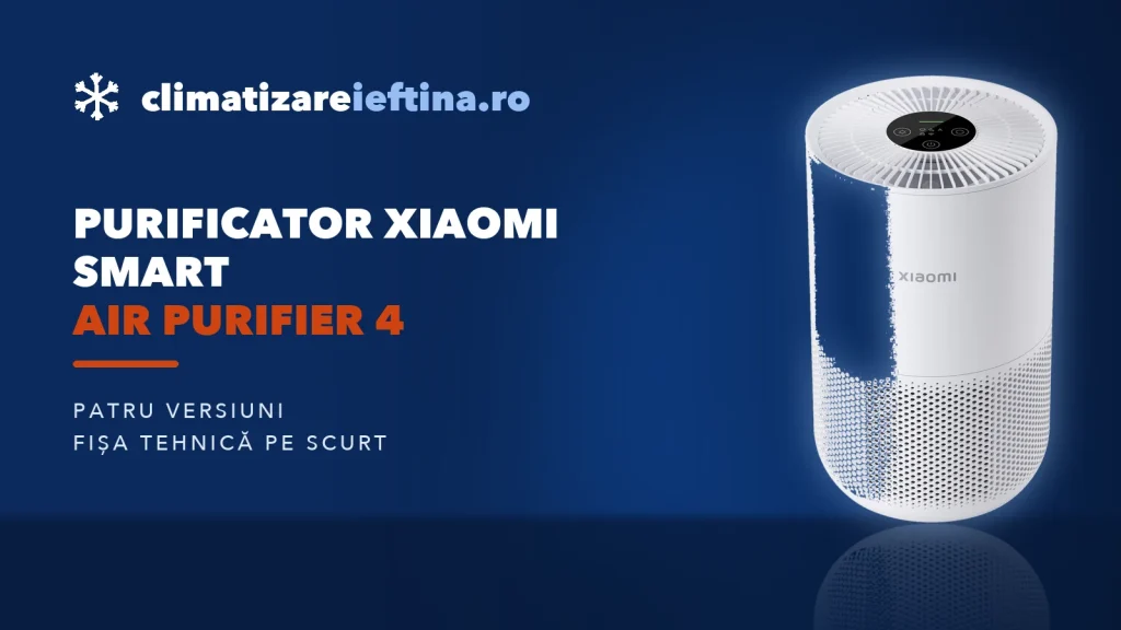 Purificator Xiaomi Smart Air Purifier 4: ce oferă și alternative
