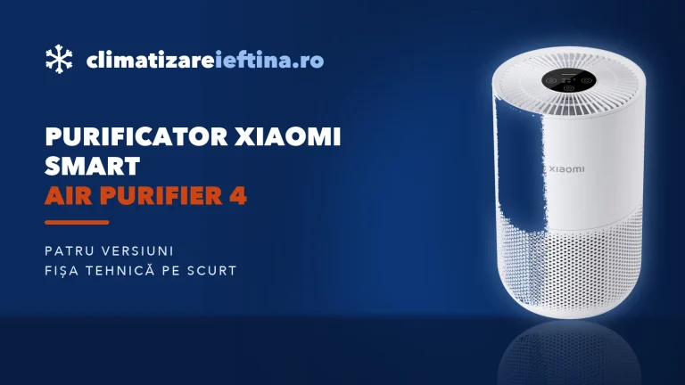 Purificator Xiaomi Smart Air Purifier 4: ce oferă și alternative