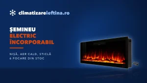 Șemineu electric încorporabil: cum alegi și ce modele merită