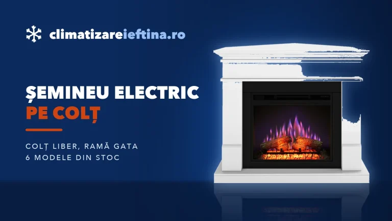 Șemineu electric pe colț: cum alegi și ce modele merită