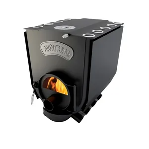 Sobă canadiană Montreal Lux 02 S-IF cu plită, 19 kW