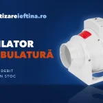Ventilator de tubulatură: cum alegi diametrul și debitul