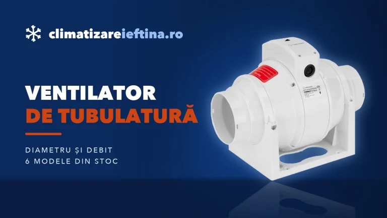 Ventilator de tubulatură: cum alegi diametrul și debitul